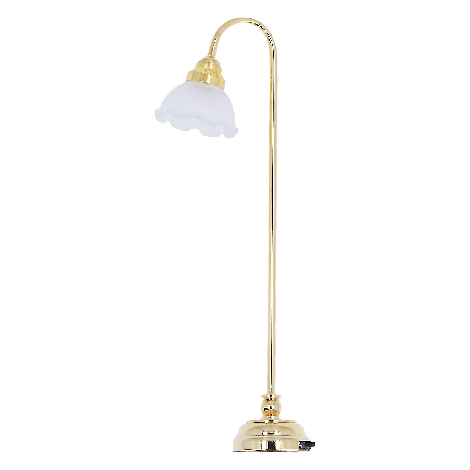 1/12 Scale Dollhouse Miniature Floor Lamp Miniature Furniture for Dollhouse Accessories