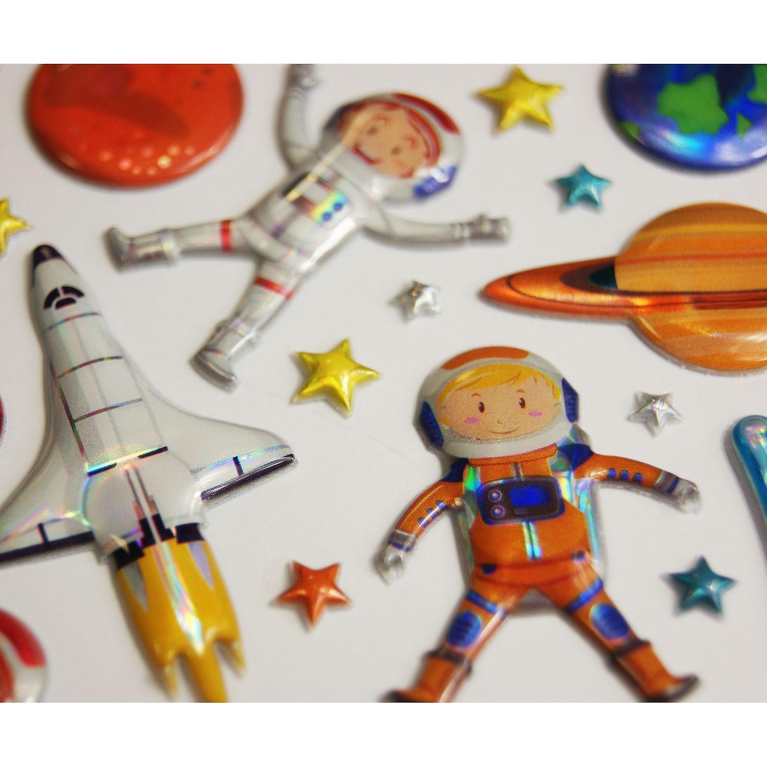 Children's decoration board - Astronauts - 3D Stickers