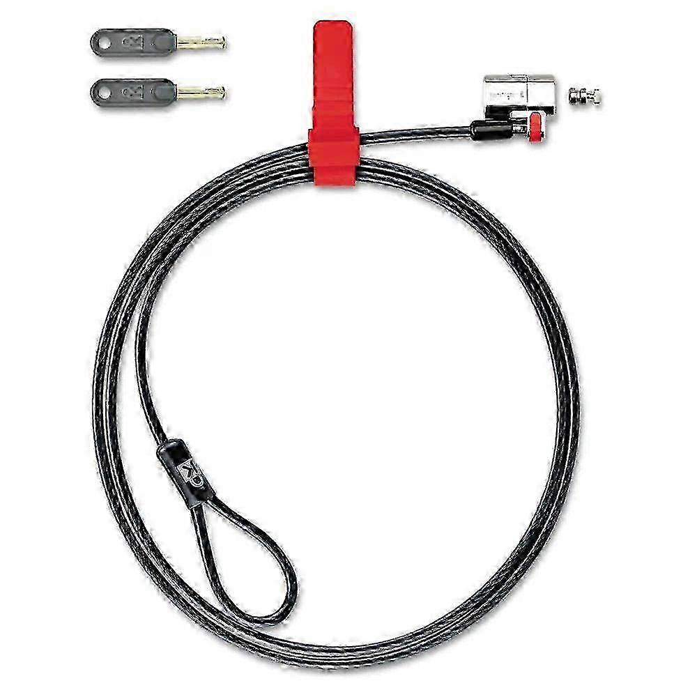 Kensington clicksafe Cable Keyed Laptop Lock, Black, 1 Ea