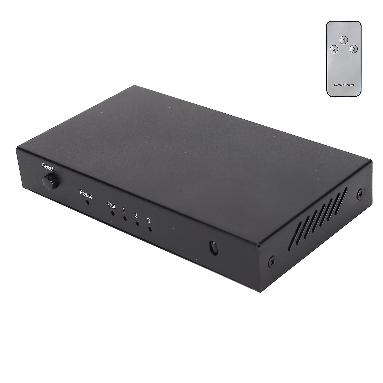 4K HD Multimedia Interface Switch 3 in 1 Out 3D Video Splitter