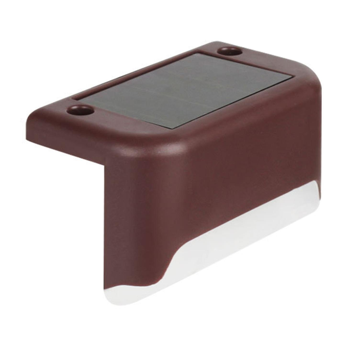 Solar Deck Light IP65 Waterproof Weather Resistant Light Sensor Simple Installation Long Lifespan De