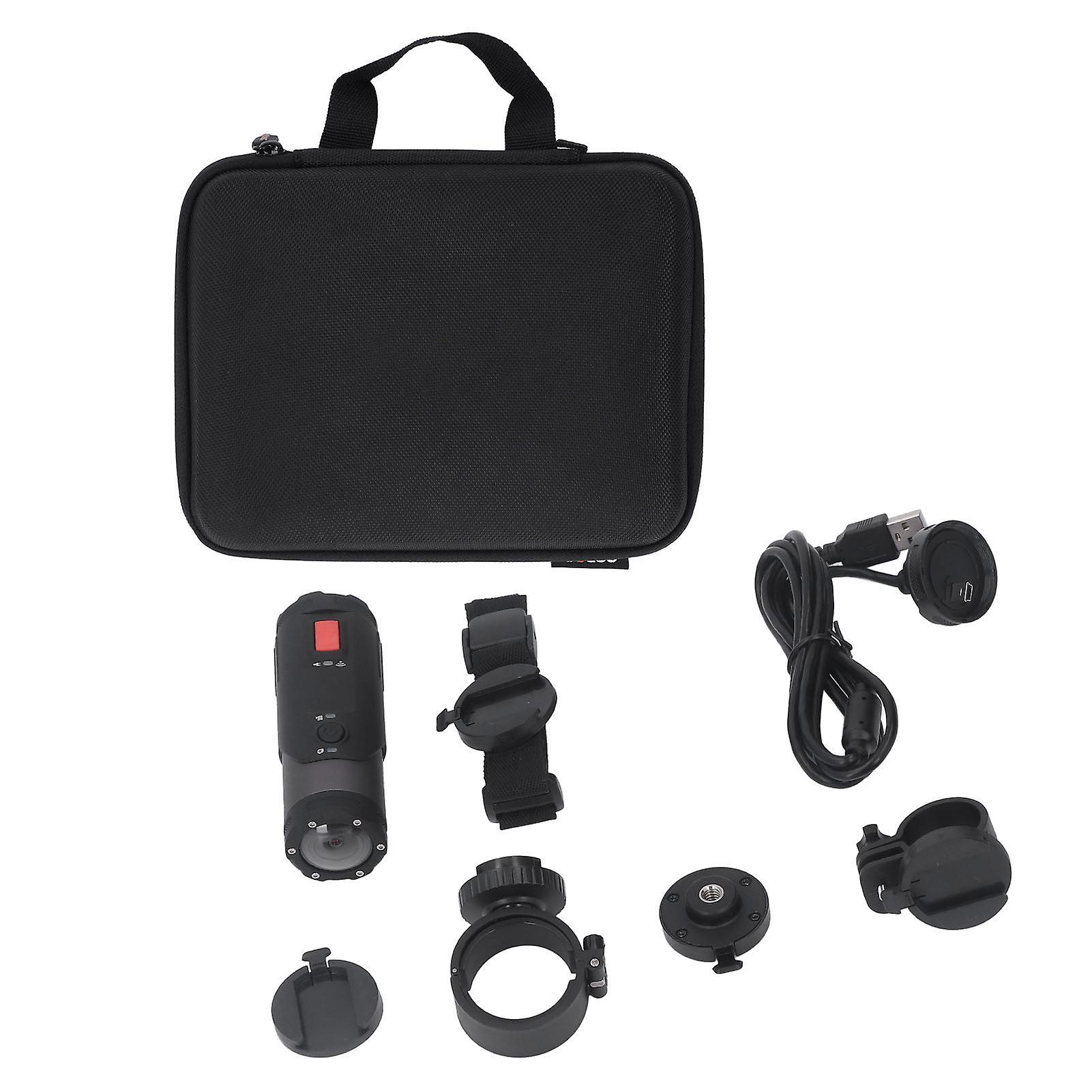 S20+ 4K Motorcycle Helmet Camera - Waterproof, 170° Wide Angle, WiFi Sports Camcorder