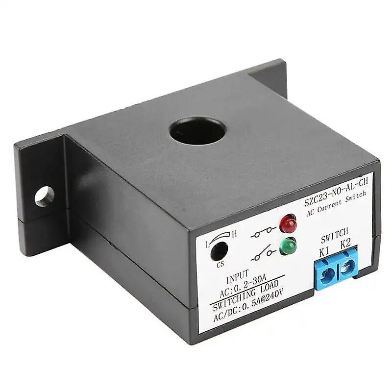 AC 0.2-30A Sensor Switch Normally Open Current Sensor Switch Adjustable SZC23-NO-AL-CH Sensor Switches~6058