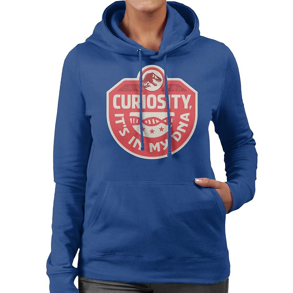 Jurassic Park Curiosity Its In My DNA Women's Hooded Sweatshirt