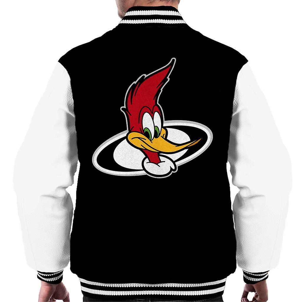 Woody Woodpecker Character Head Men's Varsity Jacket