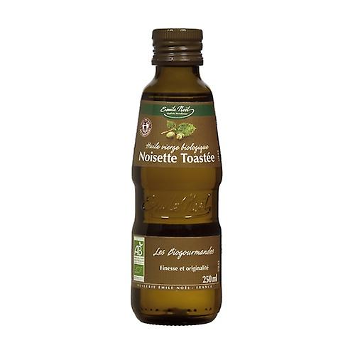 Fair Trade Organic Toasted Hazelnut Oil 250 ml of oil