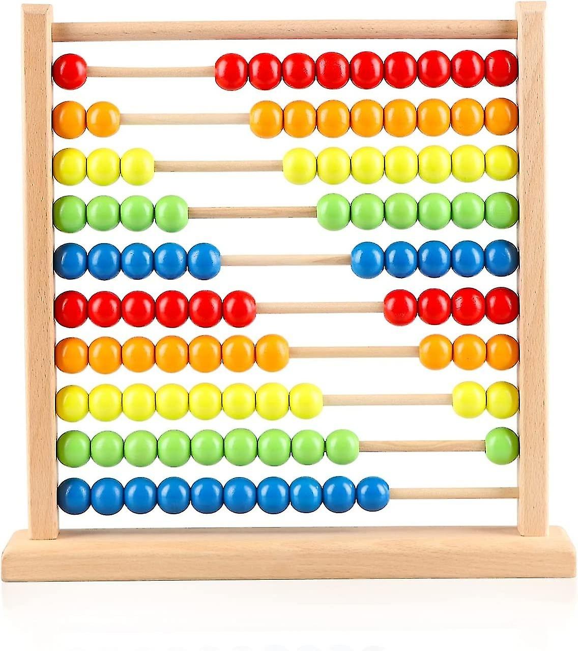 Children's wooden abacus 100 beads math game