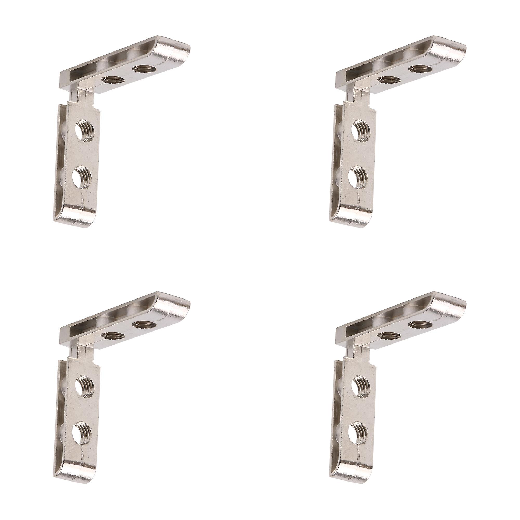 L-Shape Interior Joint Inside Corner Connector for M8 Aluminum Profile Set of 4