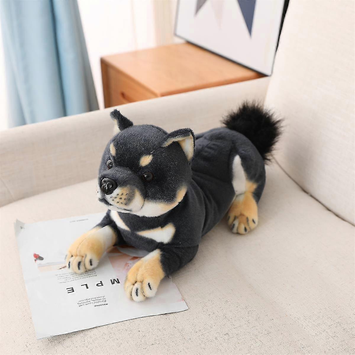 35cm/20cm υπέροχο σκύλο Shiba Inu βελούδινα παιχνίδια χαριτωμένο κάθεται ξαπλωμένο κουτάβι κούκλες γεμιστό μαλακό παιχνίδι ζώων παιδιά μωρό δώρα γενεθλίων