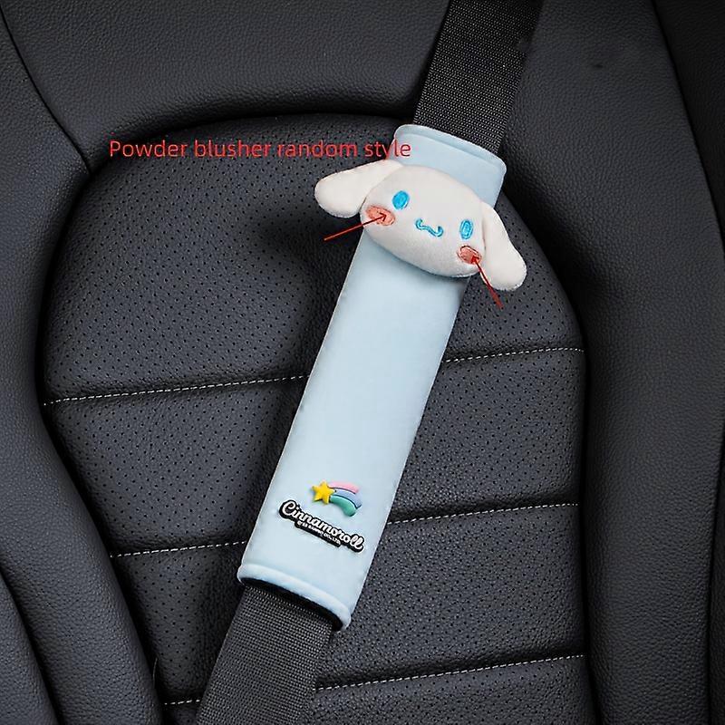 Melody Soft Polyester Car Seat Belt Shoulder Protector - Anti-Strangulation Neck Guard, Comfortable Vehicle Accessory
