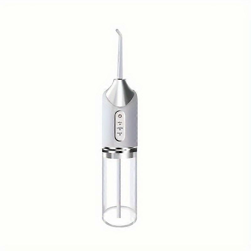 1 Set Cordless Water Flosser, Rechargeable Portable Dental Oral Irrigator With DIY Mode & 4 Jet Tips, Teeth And Gum Health Care For Home And Travel Us
