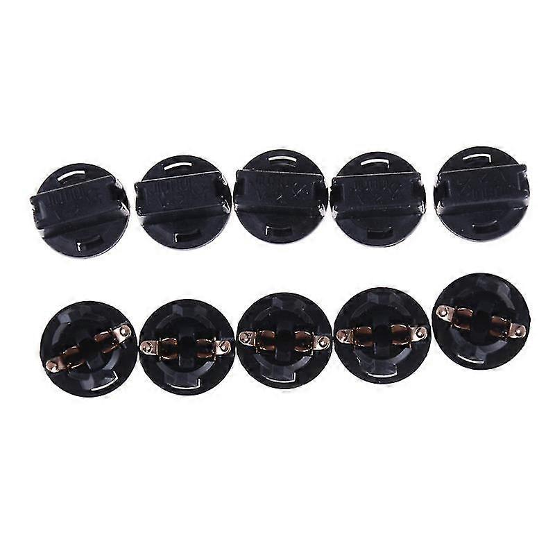 10pcs T10 W5w 168 192 194 Wedge Instrument Panel Dash Light Base Socket
