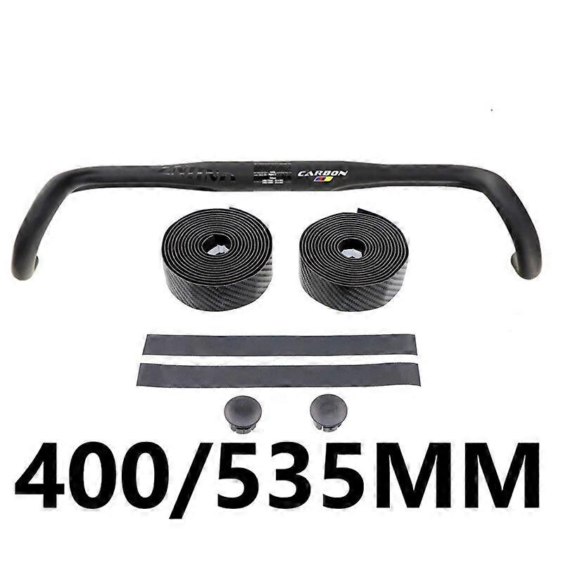 Carbon Gravel handlebar Big Flare Bar Cyclocross Road Bike handlebars 400/420/440mm 30 Degree gift with handlebar tape