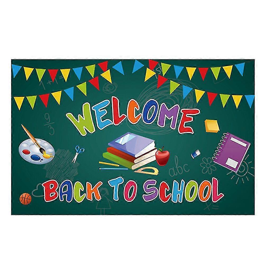 1 Pc Polyester Hanging Banner Back To School Banner Creative Party Backdrop