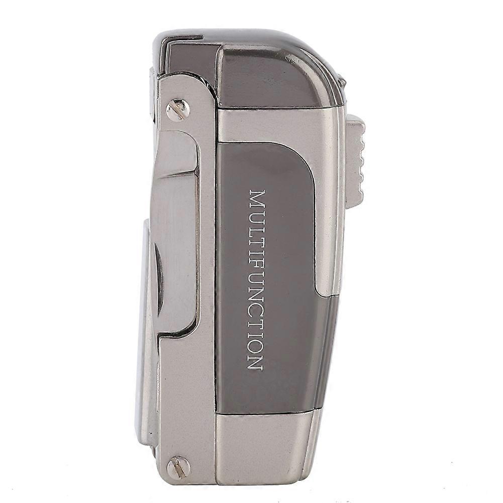 Isqueiro multifuncional à prova de vinho do metal que fuma isqueiro com abridor de garrafa