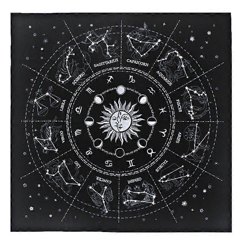 Square Pendulum Divination Tablecloth Tarots Card Pad Runes Altar Table Cloth