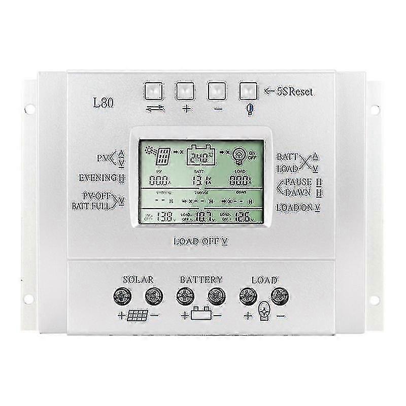 80a 12v/24v L80 Zero Level Display Charging Solar Controller-dt
