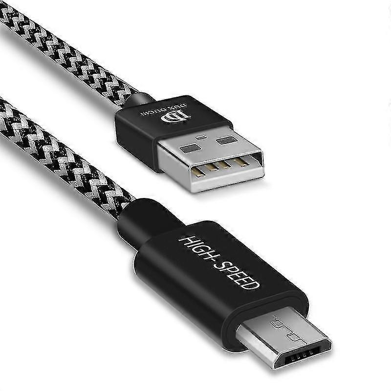 dux ducis 1m 2a usb-c / micro-c  braided data cable