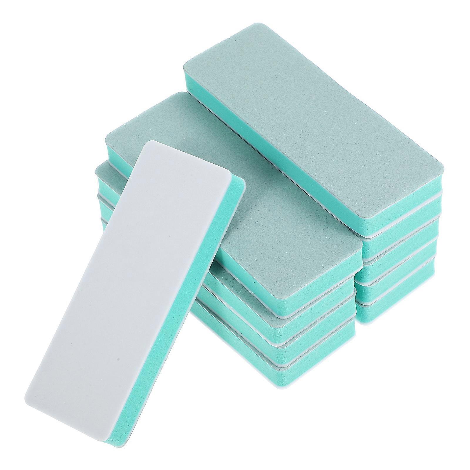 10pcs Nail Buffer Blocks Double Sided Sanding Sponge Nail File Jewelry Sanding Tool
