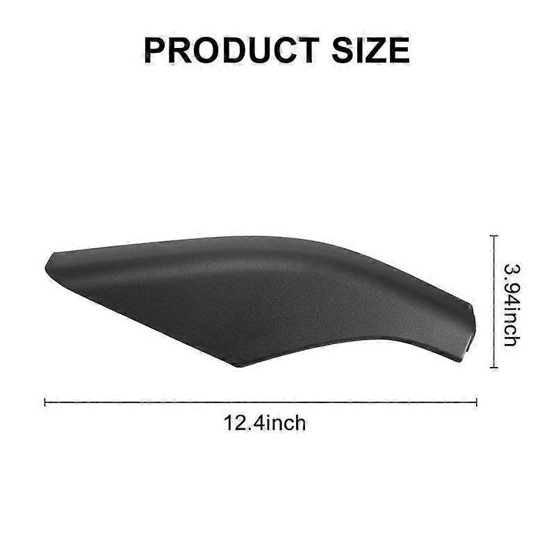 4PCS Black ABS Car Roof Luggage Rack Rail End Cover Shell Protector Fit for 2 2006-2014