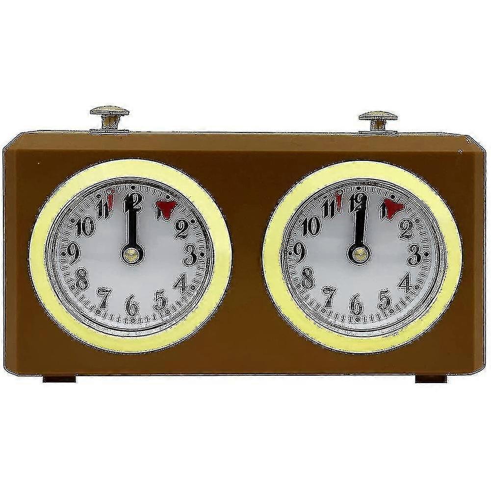 Mechanical Chess Clock Analog For Chess Game Timer Clock Official Clocks Timers No Battery Needed