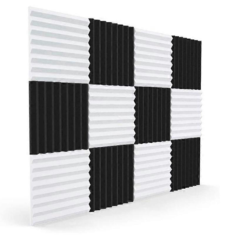 12 Pcs Acoustic Foam Board,Sound Insulation,for Studio Game Room