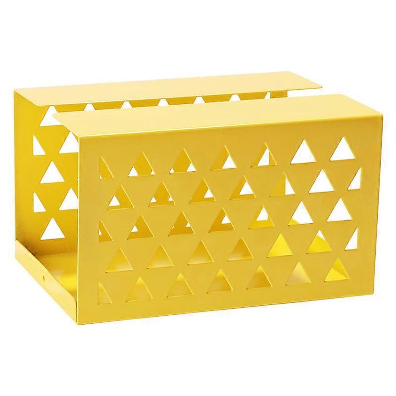 Wrought Iron Geometric Tissue Box Tissue Box Cover Rectangular Metal Tissue Box for Paper Facial