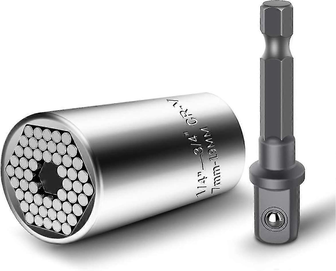 Socket Wrench Universal Nut Socket Wrench 7-19mm Universal Wrench Nuts Multi Function Hand Tools