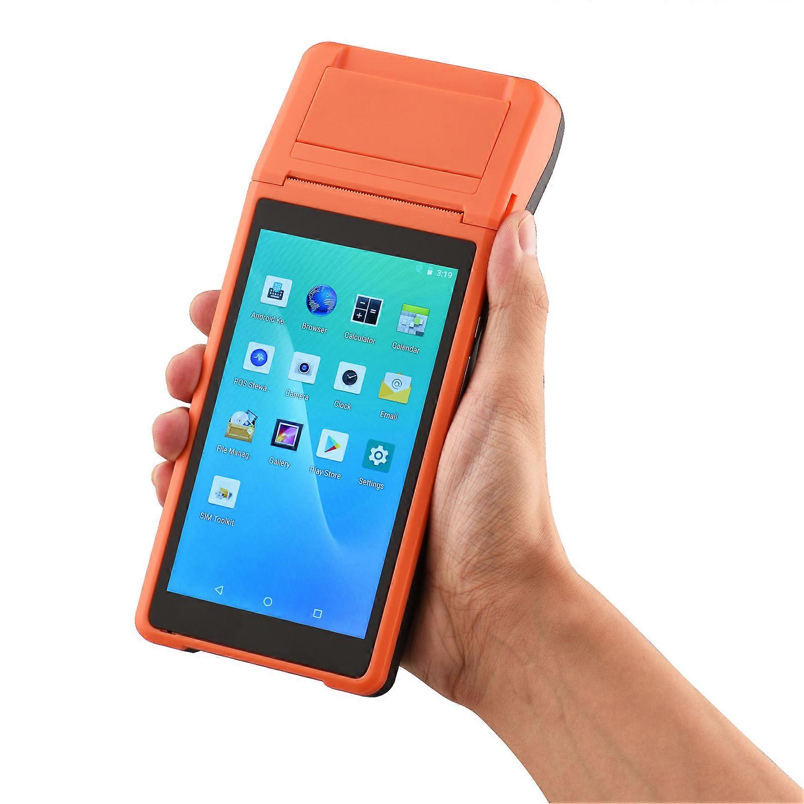 All in One Handheld PDA Printer Smart POS Terminal Wireless Portable Printers Intelligent Payment Terminal Function BT/ WiFi/ USB OTG/ 3G Communicatio