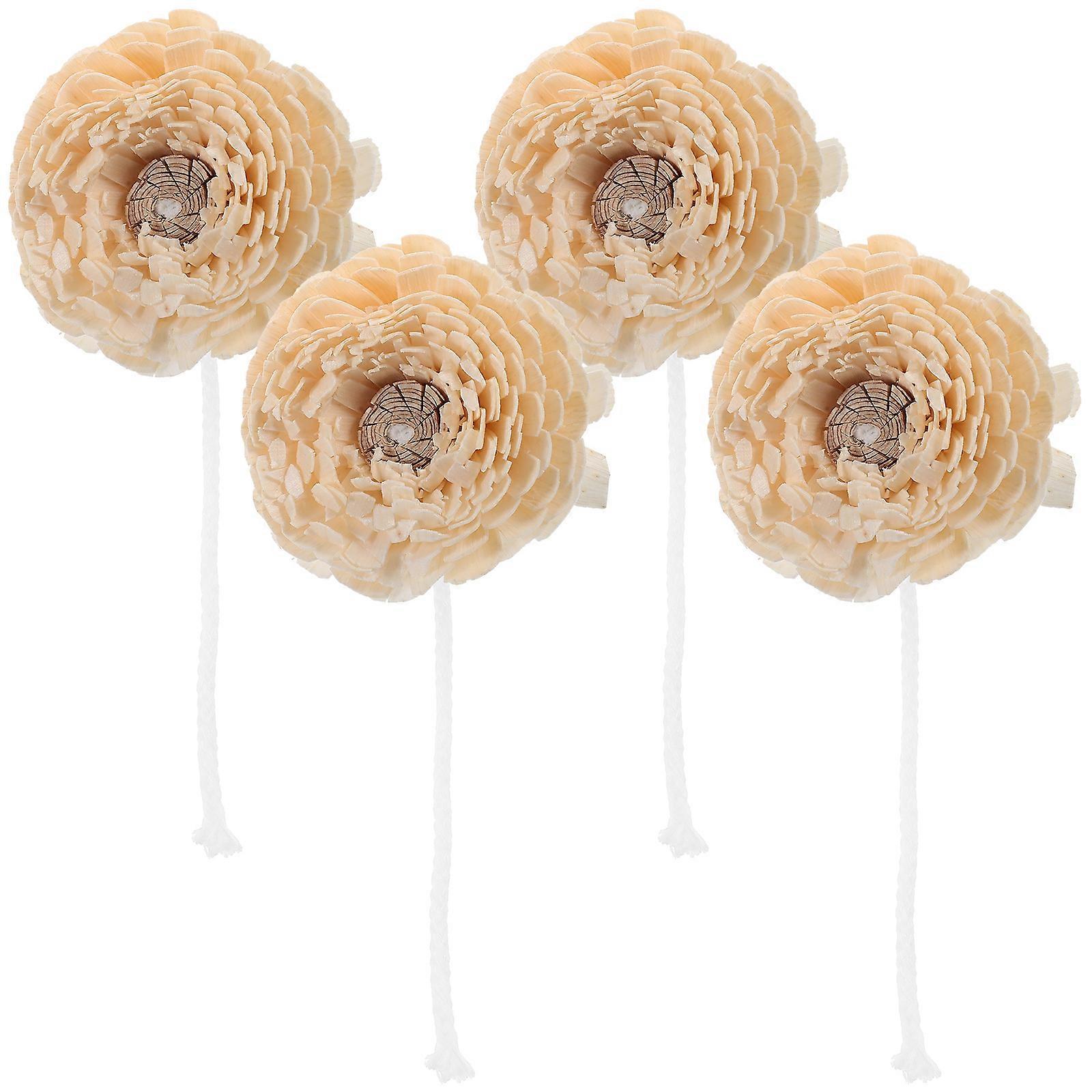 4pcs Cotton Made Flower Decoration Multi-use Dried Flower Diffuser Essential Oil Flower Diffuser