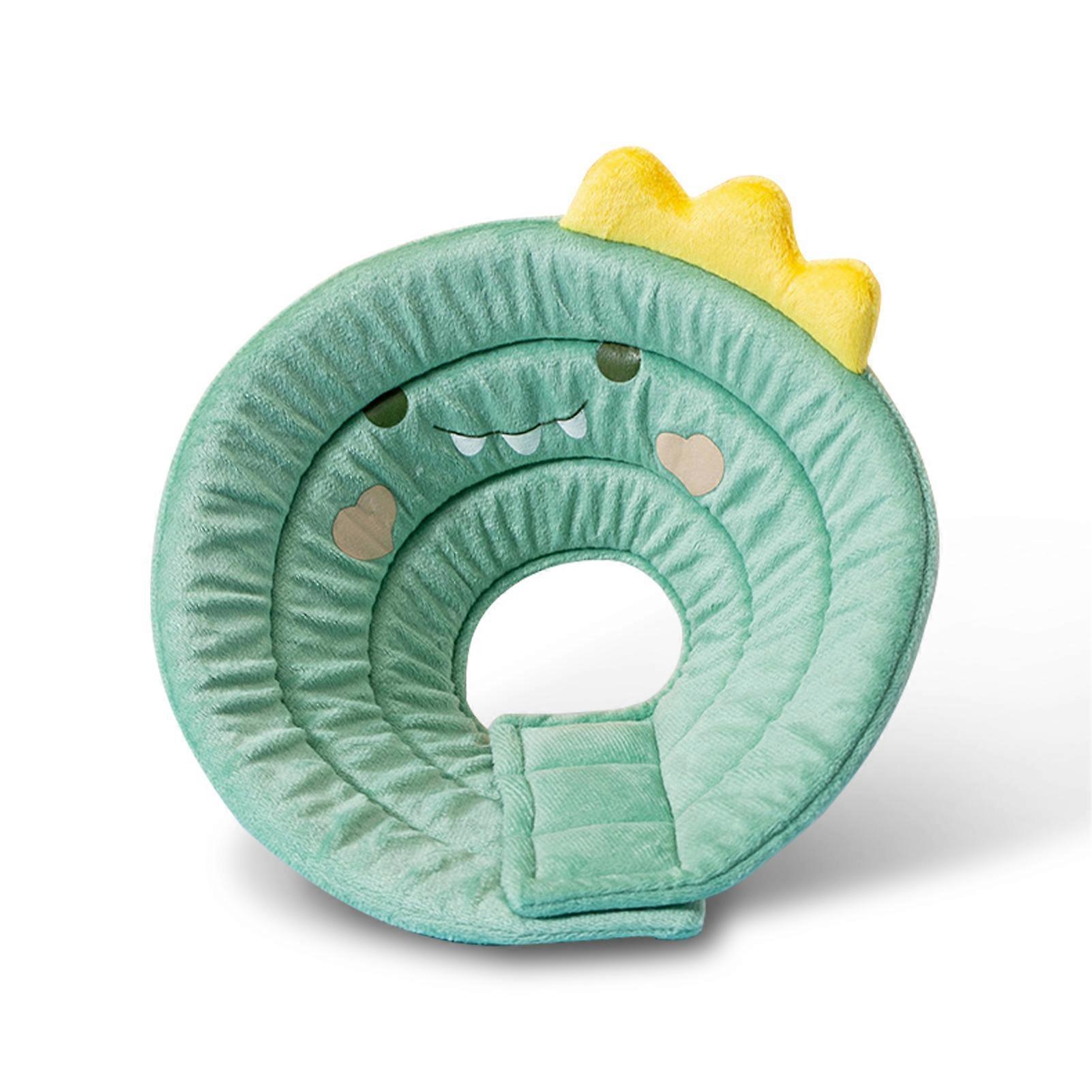 Cat Cone Dinosaur Style Dinosaur Pattern Soft Cone for Cats Dogs Adjustable Comfy Dog Cone Dog Cat Recovery Collar to Stop Licking