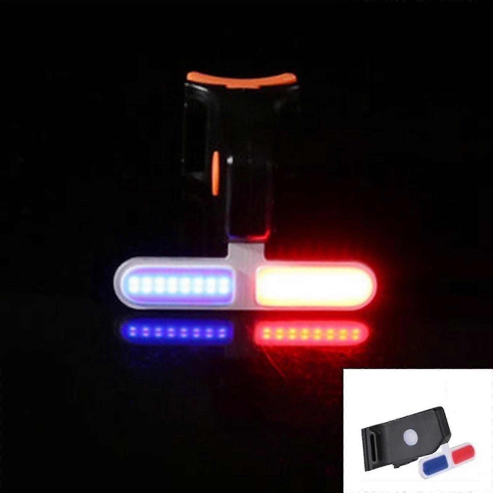 مصباح دراجة LED فائق السطوع ، مصباح خلفي للرأس ، ضوء خلفي لدراجة الطريق ، MTB ، ركوب الدراجات - عظم - JA