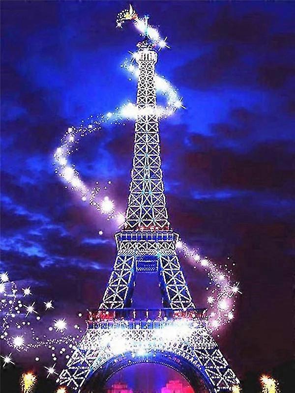 Daimond Painting Eiffel Tower Diamond Art Full Drill Cross Stitch Kits Embroiderydiamond Paiting Full Drill