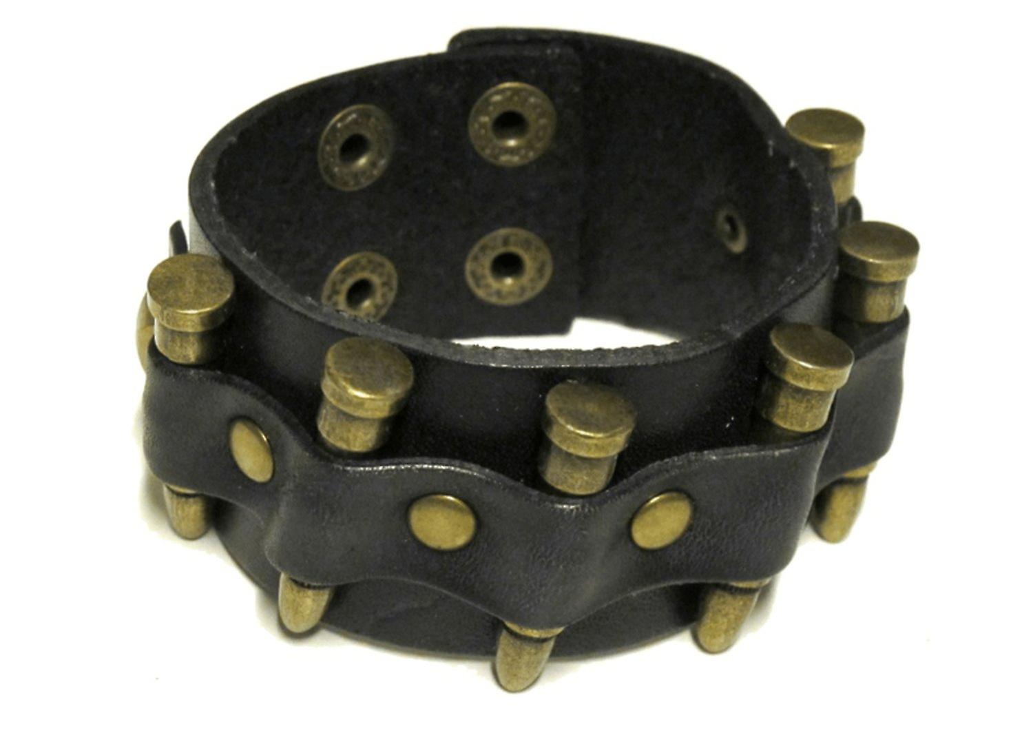 Leather bracelets with cartridges