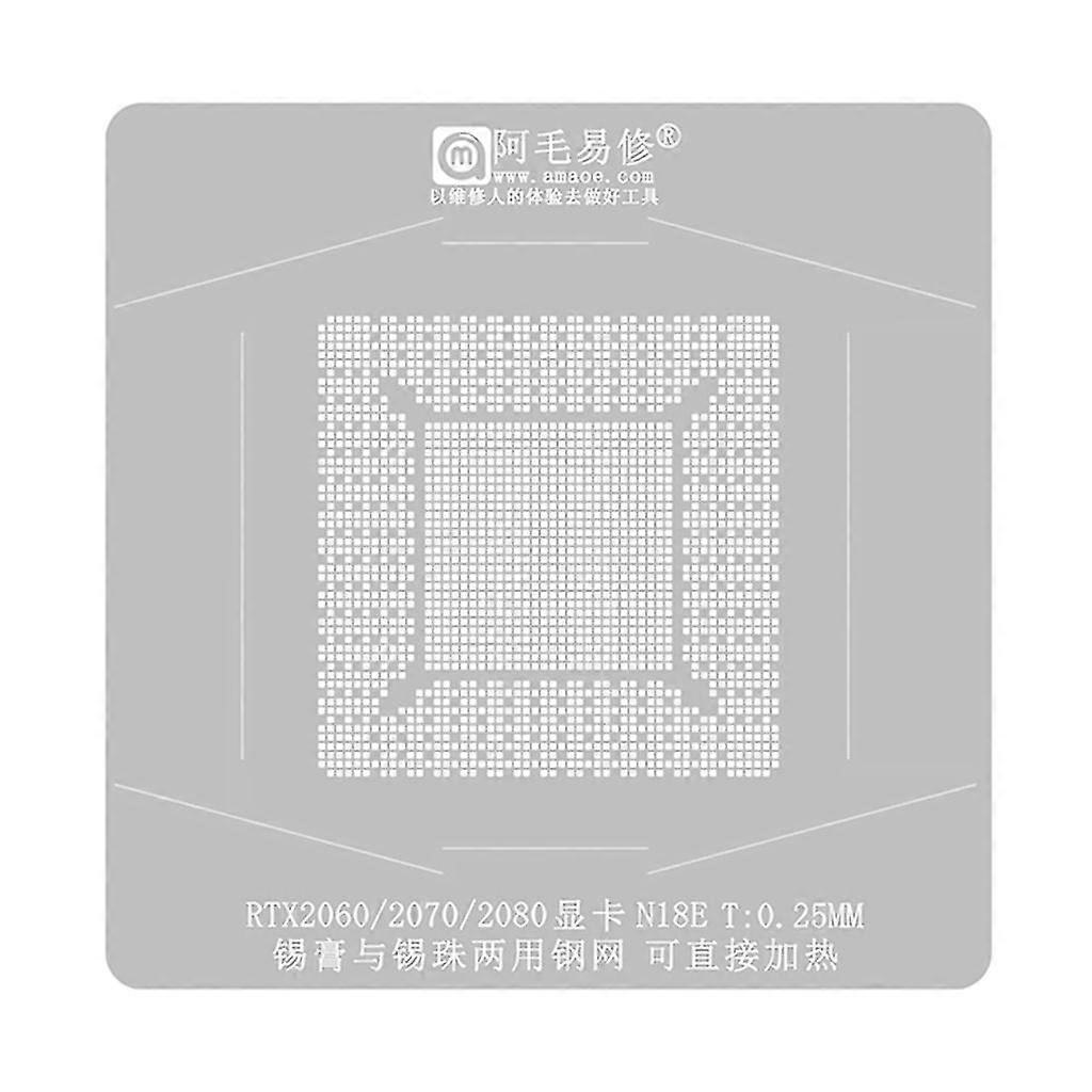Direct Heating 1301x130 Gpu Bga Reballing Stencil Platform For Rtx2080 Rtx2070