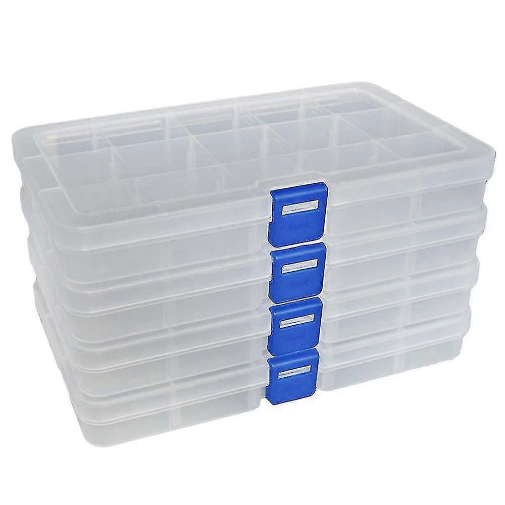 Set Of 4 Multi-purpose Adjustable Jewelry Storage Box