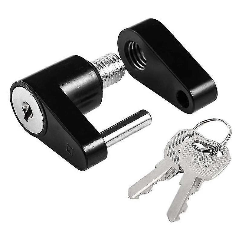 Universal Rv Trailer Hitch Coupler Lock Anti Theft Tow Lock-tongue With Two Keys