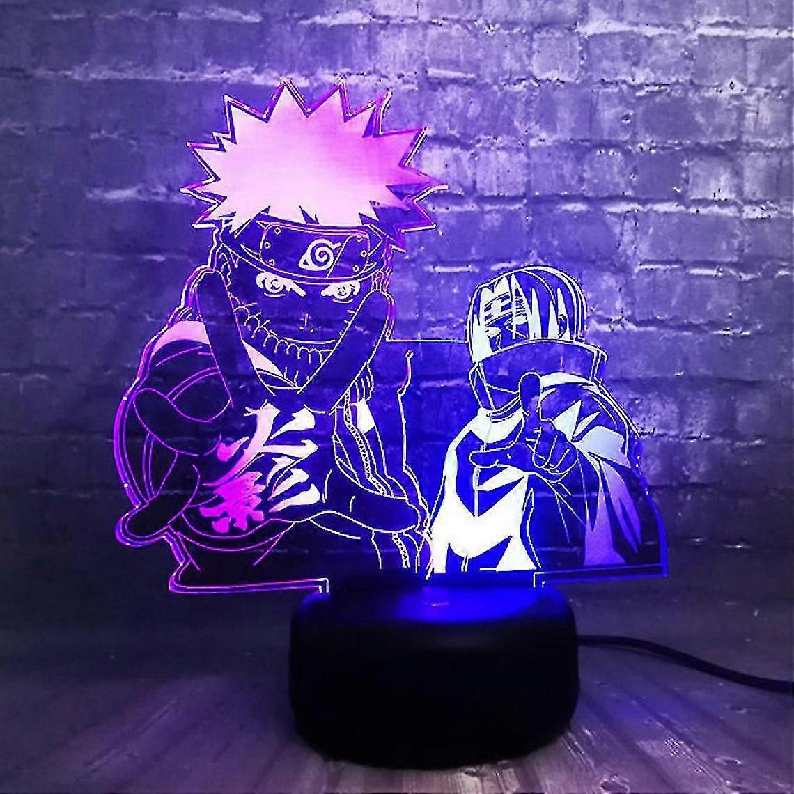 Naruto Uchiha Itachi Usb 3d Ambiance Light Led Table Lamp