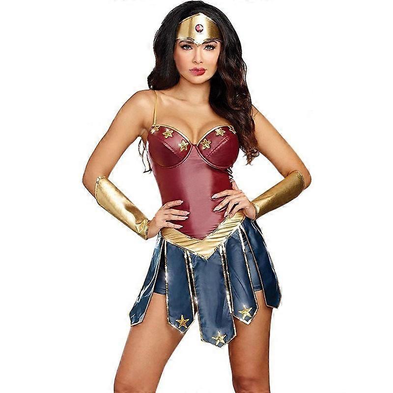3pcs Sexy Adult Halloween or Cosplay Costume - Wonder Women OR Gladiator