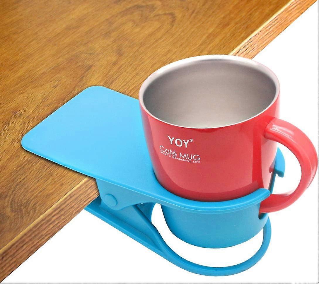MUJIXI Clip-on Drink Bottle Cup Holder for Table Desk