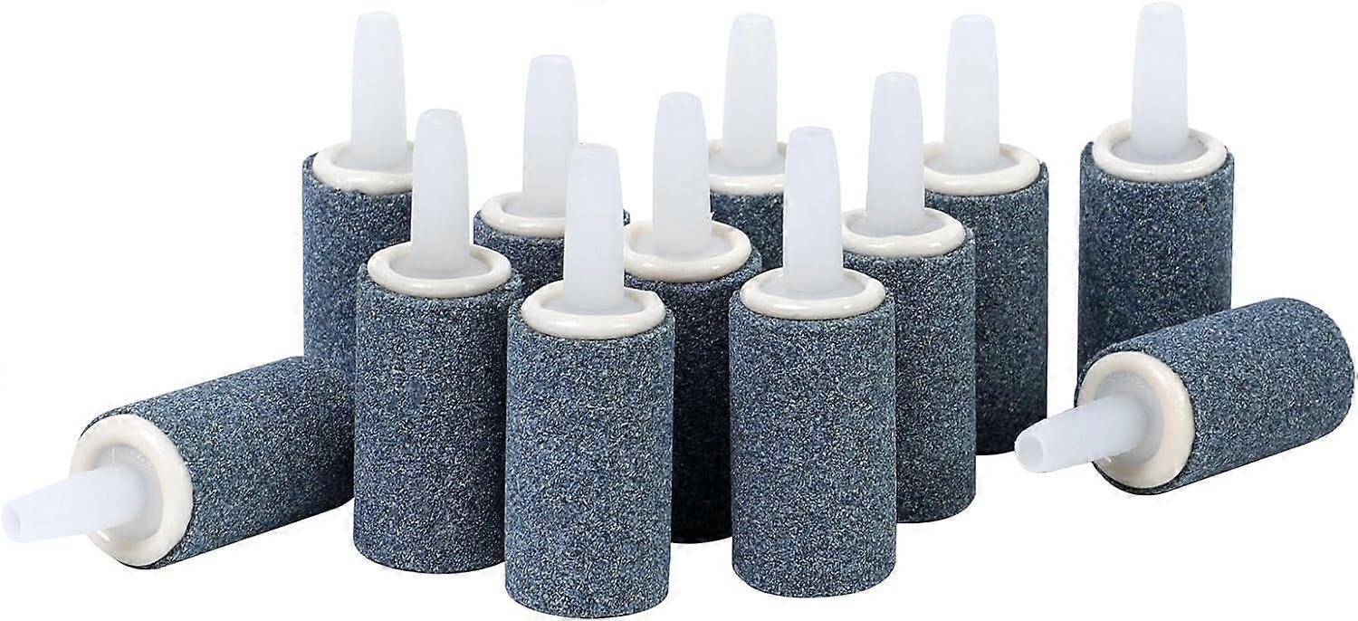 Aquarium Air Stones 1 inch 12 Pack, Bubble Stone, Fish Tank Airstones, Aerator Stone Bubble Diffuser, Air Pump Accessories for Aquariums, Fish Tanks,