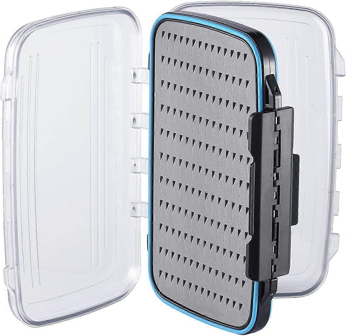 Fly Fishing Lures Box Two-sided Waterproof  Multiple Sizes