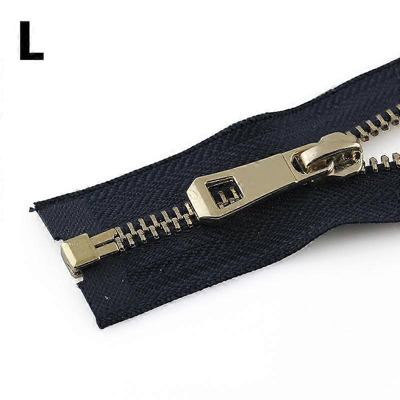 1PC Sewing Material Metal Zipper 55/65/75cm 5# Open-end Auto Lock Use For Clothes Platinum Plating