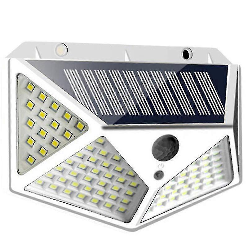 Outdoor Solar Lamp Motion Sensor Light Waterproof For Garden-white