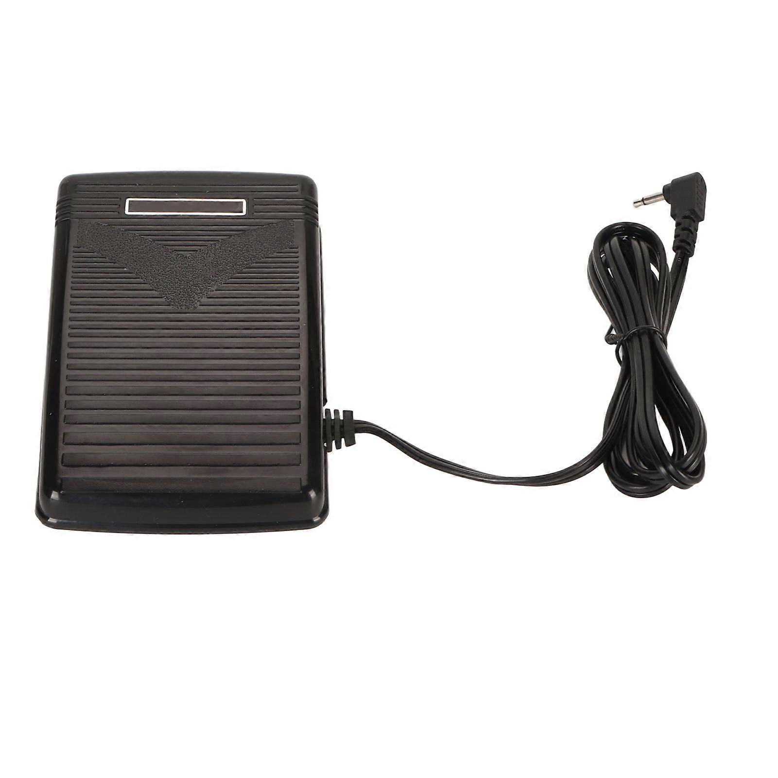 Sewing Machine Pedal with Power Cord DC15V Variable Speed Foot Control with Skid Resistance Bottom for 80HP 60HR JD2012