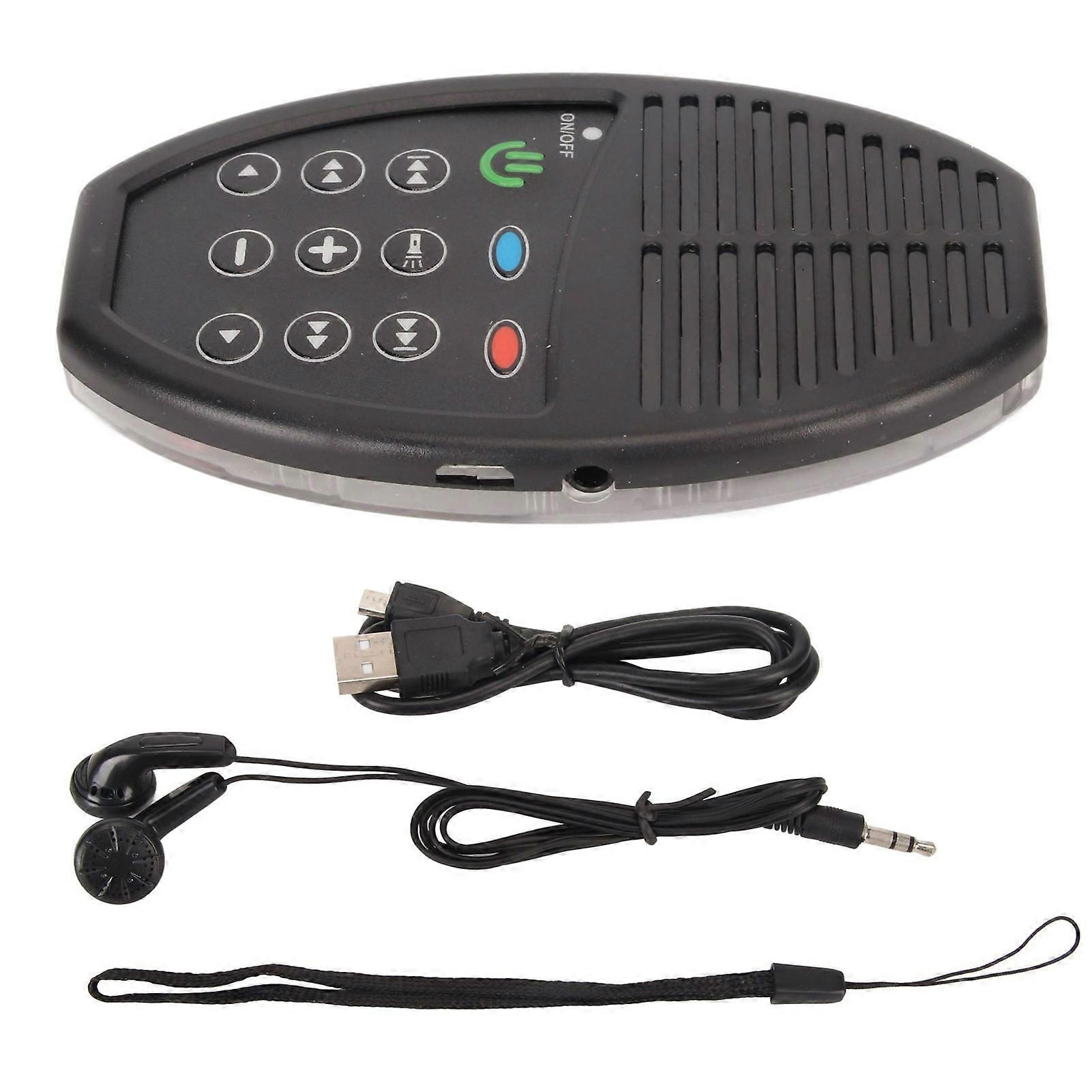Bible Player with LED Light Solar Charging Built in 4G Capacity 500mAh Battery Adjustable Bible Reader HiFi Sound Player