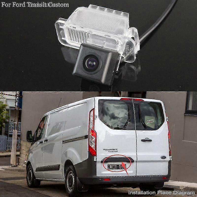 Yeshibation Back Up Camera per Ford Transit Custom 2012 ~ 2018 HD Ccd Night Vision Reverse Camera