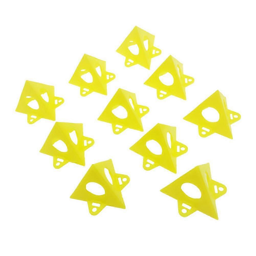 XHX 10pcs Mini Triangular Pyramids Painting Stand Mini Canvas Stand for Woodworking Mini Painter
