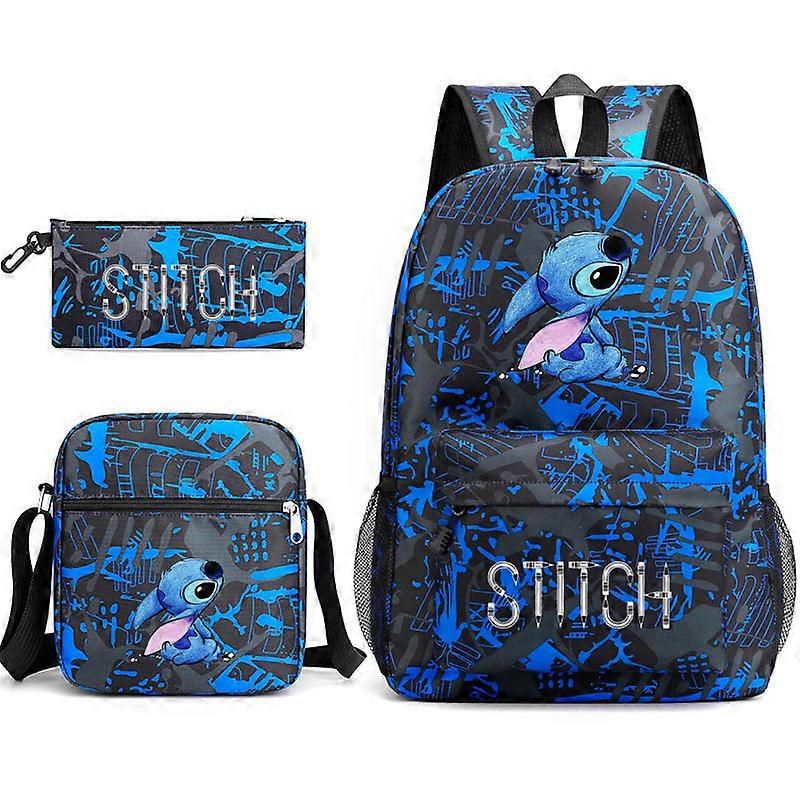 Lilo Stitch Backpack 3-Piece School Bag Gifts for Kids