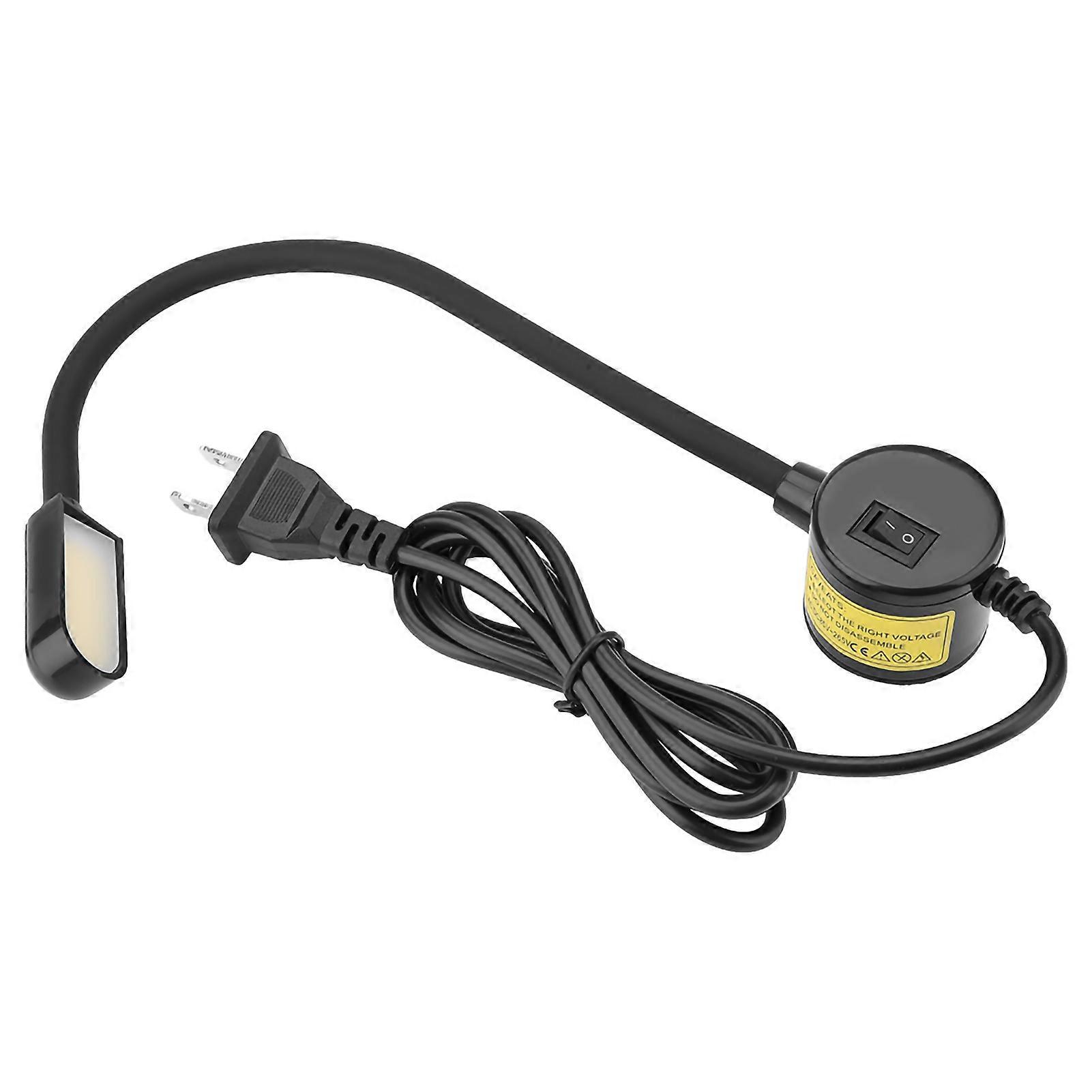 3W COB Light Work for Sewing Machine Adjustable Magnetic Base Table Lamp US Plug 110-265V